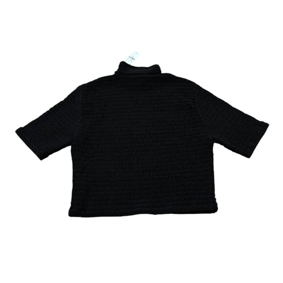 Women’s Express Top black ribbed poly/spandex 2010s - Picture 6 of 6